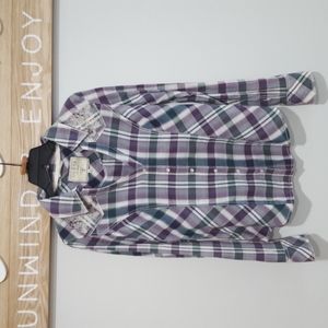 Guess Plaid Button-up Shirt